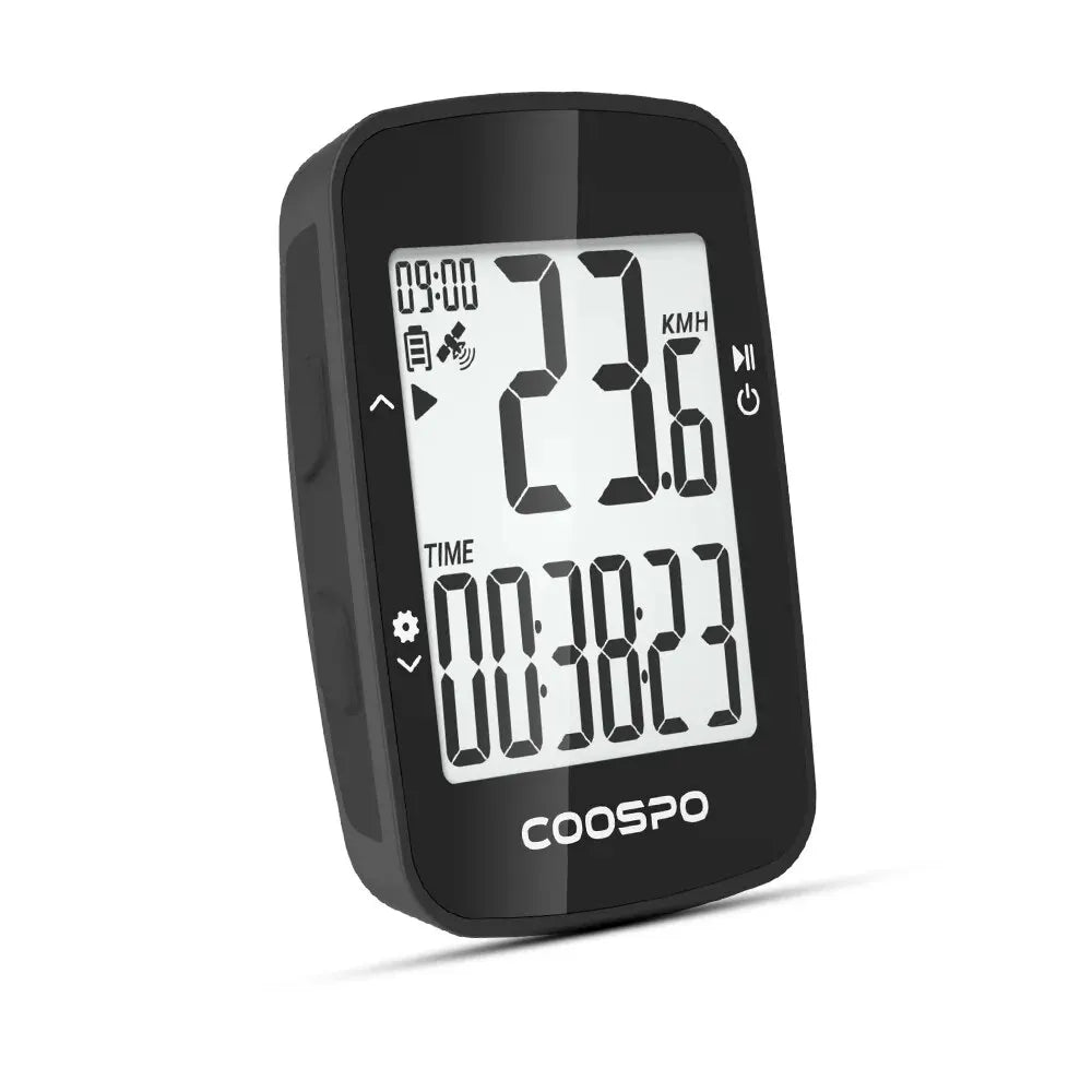 COOSPO BC107 Bike Computer GPS Wireless Bicycle Cycling Odometer Speedometer 2.4"FSTN Bluetooth5.0 ANT+ Waterproof GPS BDS