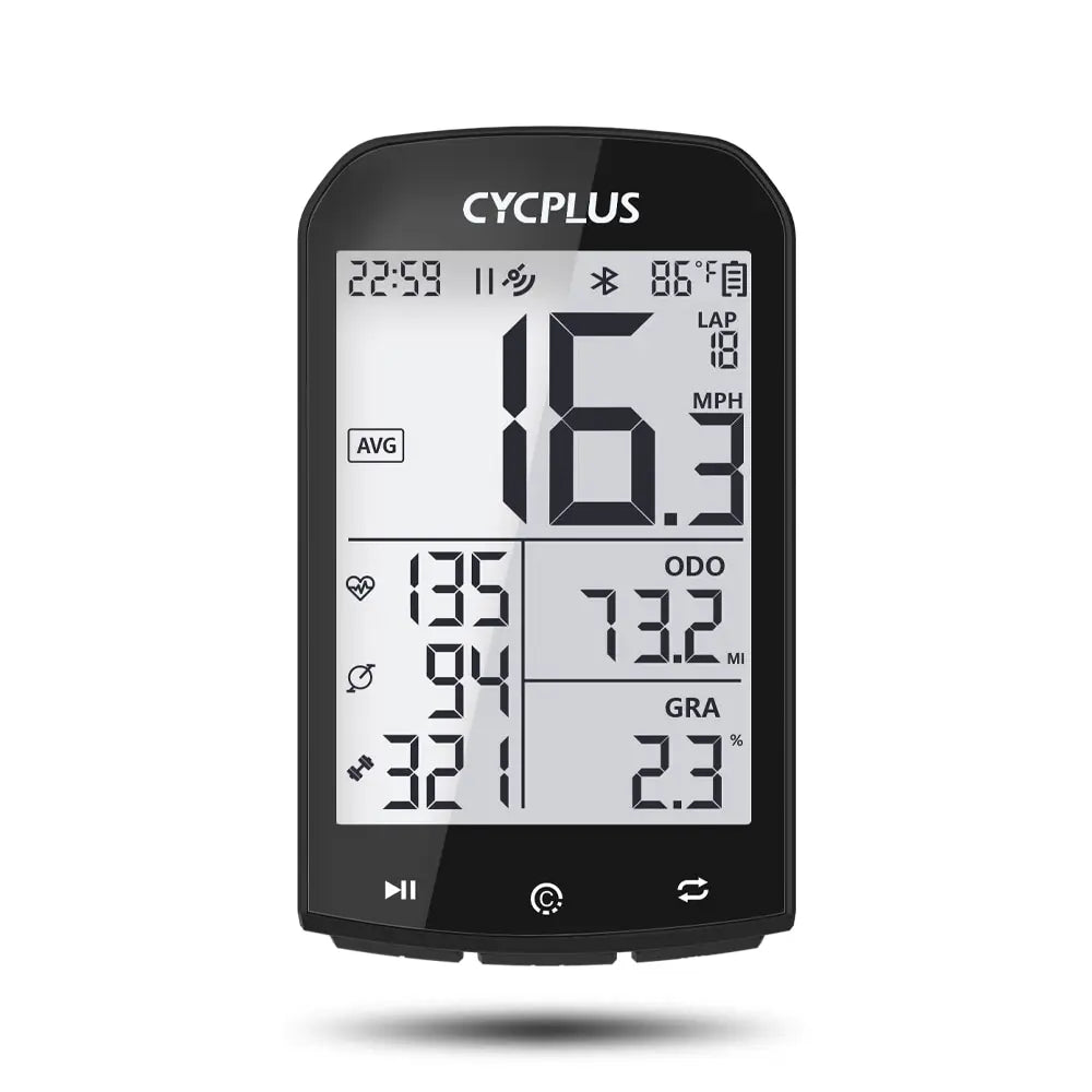 CYCPLUS M1 GPS Bike Computer Wireless Waterproof Speedometer Odometer ANT+ Bluetooth 5.0 Cycling Bicycle Accessories