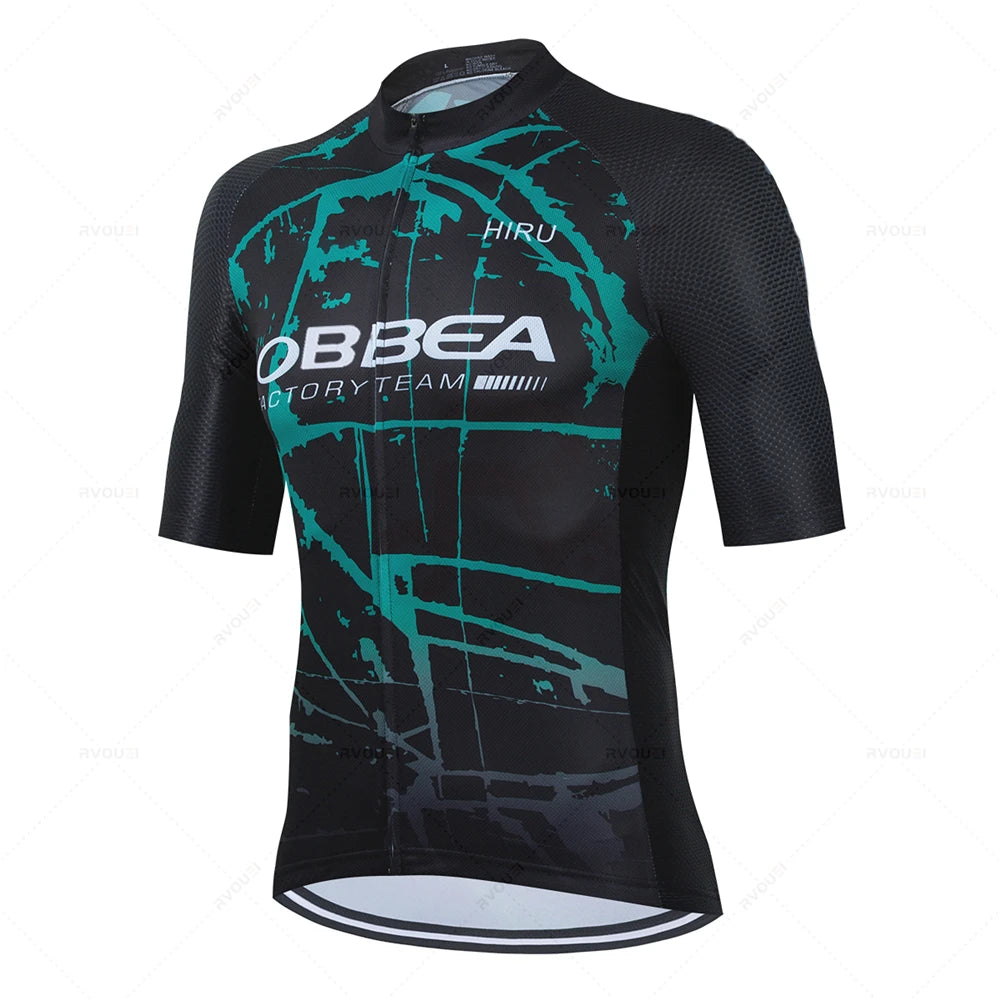 ORBEA Factory Team Cycling Jersey Set New Pro Team Men's Cycling Clothing Road Bike Shirts Suit Bicycle Bib Shorts MTB Wear