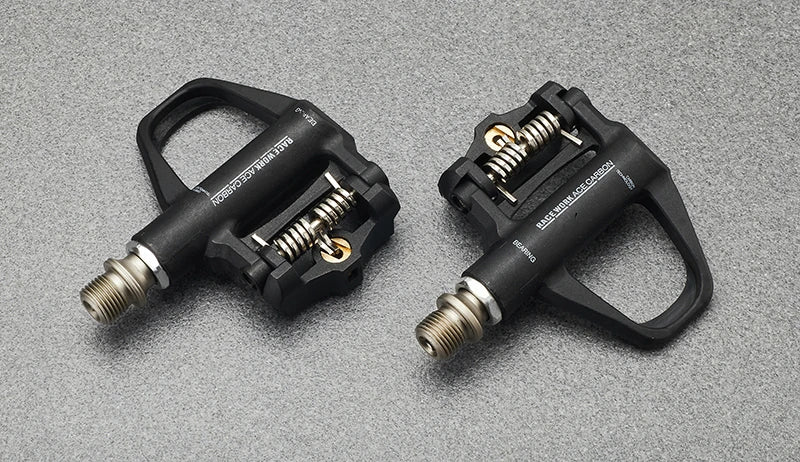 RACEWORK Road Bike Pedal Nylon Bicycle Locking pedals Cycling Bearing Cleats Clipless Pedal For SPD SL System With Locking plate