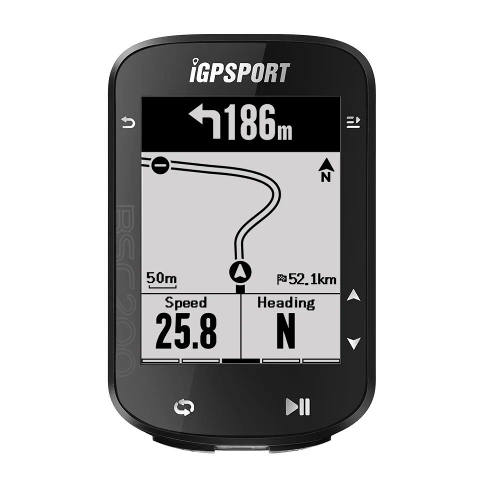 IGPSPORT BSC200 GPS Bicycle Computer Cycling Odometer Wireless Speedometer Route Navigation ANT + Bluetooth5.0 Accessories Strava