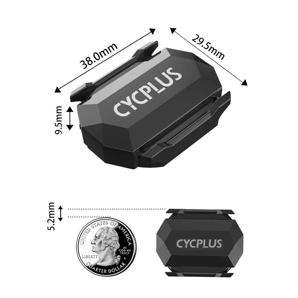 CYCPLUS Cadence and Speed Dual Sensor Cycling Bicycle Accessories ANT+ BLE 5.0 Speedometer for XOSS Strava Bike Computer XOSS GARMIN Bike Computer