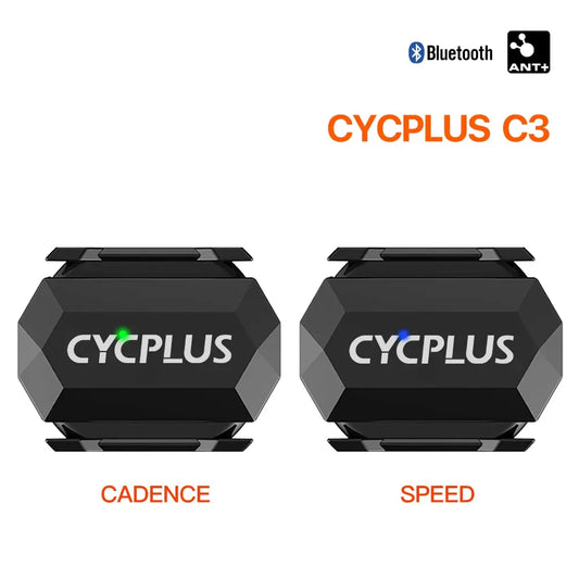 CYCPLUS Cadence and Speed Dual Sensor Cycling Bicycle Accessories ANT+ BLE 5.0 Speedometer for XOSS Strava Bike Computer XOSS GARMIN Bike Computer