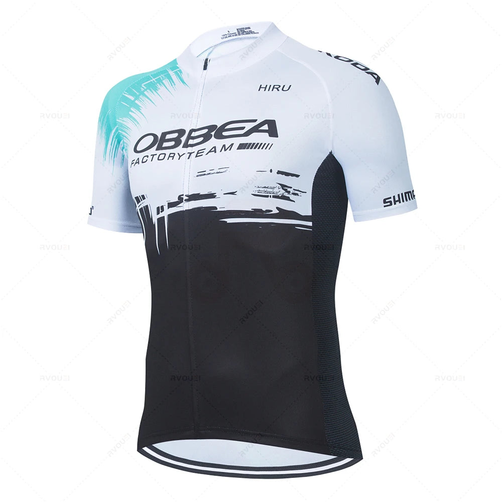 ORBEA Factory Team Cycling Jersey Set New Pro Team Men's Cycling Clothing Road Bike Shirts Suit Bicycle Bib Shorts MTB Wear