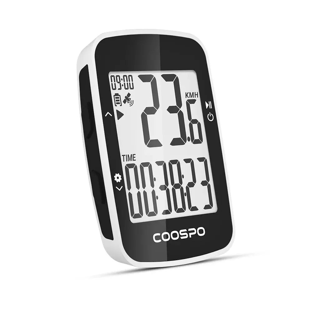 COOSPO BC107 Bike Computer GPS Wireless Bicycle Cycling Odometer Speedometer 2.4"FSTN Bluetooth5.0 ANT+ Waterproof GPS BDS