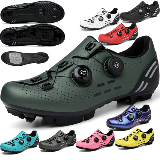 2023 Performance Cycle Shop Cycling Sneaker Mtb with Cleats Men Carbon Sports Speed Bike Shoes Women Mountain Racing Flat SPD Road Cycling Footwear