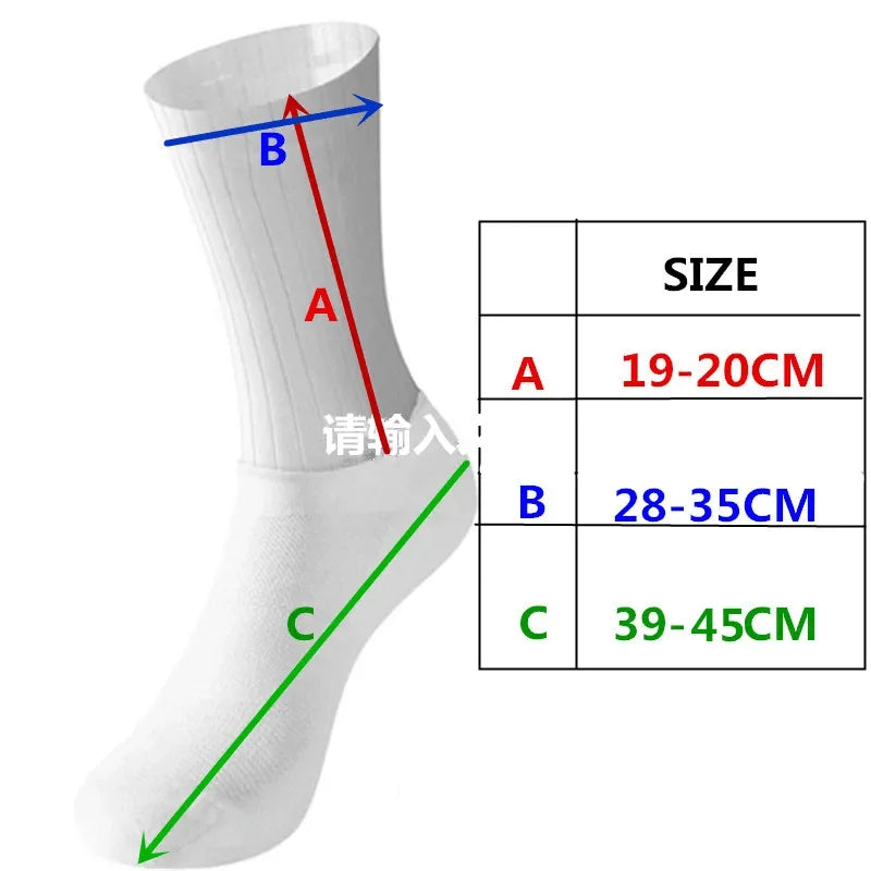 Chaussettes Cyclisme Anti-dérapantes BULBEAWICK - Silicone, Compression, Aérodynamiques, Tailles US 6.5-12, été, Running, Sport